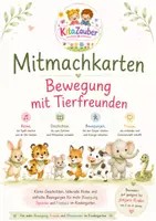 Vorschau - Spiele - 16 Mitmachkarten – Bewegung mit Tierfreunden | Reime, Geschichten & Bewegung für den Kindergarten - Deckblatt