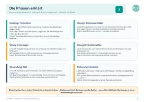 Vorschau - Stundenentwürfe - Unterrichtsvorbereitung Stellenwert und große Zahlen - Seite 3