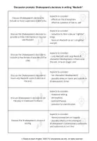 Vorschau - Arbeitsblätter - Speaking prompts: Plot, characters and message(s) of Shakespeare's tragedy "Macbeth" - Seite 2
