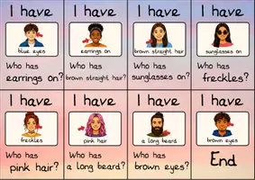 Vorschau - Spiele - I have Who has Personenbeschreibung - Seite 2