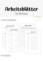 Vorschau - Arbeitsblätter - Arbeitsblätter - Wortarten - Deckblatt