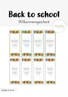 Vorschau - Anderer Materialtyp - Back to school - Wilkommensgeschenk - Deckblatt