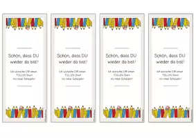 Vorschau - Anderer Materialtyp - Back to school - Wilkommensgeschenk - Seite 1