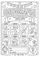 anteprima - Poster - Kit copertine geografia dalla classe prima alla quinta - Pagina di copertina