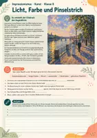 Vorschau - Arbeitsblätter - Impressionismus – Licht, Farbe und modernes Leben – Kunst, Klasse 8 - Seite 3