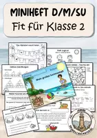 Vorschau - Arbeitsblätter - Fit für Klasse 2 Deutsch & Mathe - Deckblatt