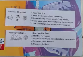 Vorschau - Mal- und Bastelvorlagen - Bookmarks Strategies Reading & Listening Lesezeichen - Seite 3