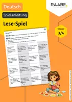 Vorschau - Spiele - Back to school! Spielanleitung: Lese-Spiel zum Schulstart - Deckblatt