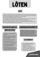 Vorschau - Poster - Infoblatt zum Thema Löten inkl. 2 Aufgaben - Seite 1