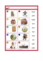 Voorbeeld - Aanvankelijk lezen - oefenkaarten thema Sinterklaas - Pagina 2