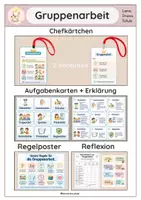 Vorschau - Arbeitsblätter - Gruppenarbeit - Regeln, Karten, Reflexion - Deckblatt