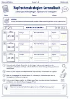 Vorschau - Arbeitsblätter - Kopfrechenstrategien Lernmalbuch Klasse 5–6 - Deckblatt