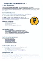 Vorschau - Arbeitsblätter - Logicals Klasse 6 - Nr. 3 - Seite 2