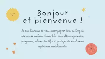 Aperçu - Outils du professeur - Présentation Réunion Parents Rentrée Scolaire 2026-2027 - Page 2