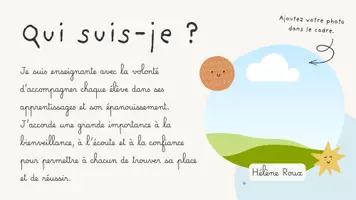 Aperçu - Outils du professeur - Présentation Réunion Parents Rentrée Scolaire 2026-2027 - Page 3