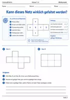 Vorschau - Arbeitsblätter - Körpernetze verstehen – Lernmalbuch Klasse 5–6 - Seite 2