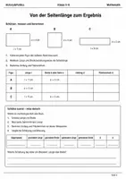 Vorschau - Arbeitsblätter - Flächeninhalt und Umfang – Lernmalbuch Klasse 5–6 - Seite 3