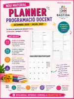 Vista previa - Para docentes: organización, planificación y formación - Planner complet A4 curs 26-27 - programació - Portada