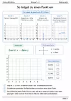 Vorschau - Arbeitsblätter - Koordinatensystem Lernmalbuch Klasse 5–6 - Seite 2