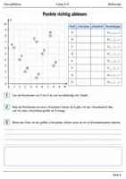 Vorschau - Arbeitsblätter - Koordinatensystem Lernmalbuch Klasse 5–6 - Seite 3