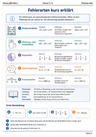 Vorschau - Arbeitsblätter - Mathe-Fehlerdetektiv Klasse 5–6 - Seite 1