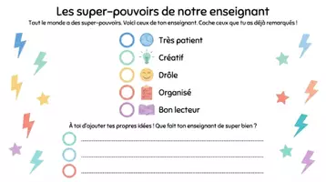 Aperçu - Affichage - Premier jour Rencontrez votre enseignant Cahier d'activités - Page 3