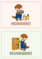 Vorschau - Mal- und Bastelvorlagen - Otterklasse - XXL-Komplettpaket | Classroom Management, Klassenraumgestaltung, Klassendienste, Klassenregeln, Stundenplan, Geburtstagskalender, Einschulung & Schulanfang | Klassentier Otter - Wachsendes Materialpaket - Seite 2