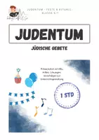 Vorschau - Arbeitsblätter - Jüdische Gebete | Judentum | Feste & Rituale - Deckblatt