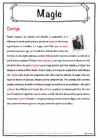Aperçu - Inclusion - Magie – Fiche : texte à trous, compréhension orale et mots mêlés - Page 2