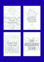 Vorschau - Arbeitsblätter - Positive Ausmalbilder mit Mutmach-Sprüchen - Deckblatt