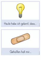 Vorschau - Fördermaterial/Inklusion - Reflexionskarten - Satzanfänge - Gesprächsanlass - Seite 2