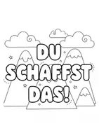 Vorschau - Arbeitsblätter - Positive Ausmalbilder mit Mutmach-Sprüchen - Seite 3