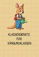 Vorschau - Poster - Bunte Gruppentische für Känguruklassen - Deckblatt