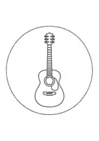 Vorschau - Arbeitsblätter - runde Prickelbilder / Fensterbilder: Musikinstrumente - Grundschule - Bastelvorlagen - Seite 2