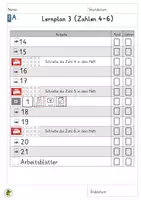Vorschau - Arbeitsblätter - Lernpläne für die M&A-Mathematikmaterialien (Heft A) – Individuelle Lernwege in Klasse 1 und 2 - Seite 3