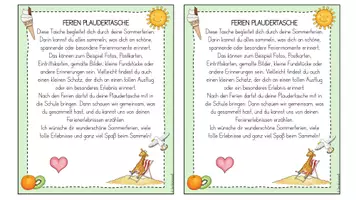 Vorschau - Poster - Plaudertasche Sommerferien (Kl. 1-4) - Seite 2