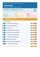 Vorschau - Arbeitsblätter - Englisch 9 Realschule - Grammatik - Deckblatt