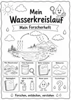 Vorschau - Arbeitsblätter - Wasserkreislauf - Forscherheft Sachunterricht - Seite 1