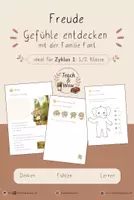 Vorschau - Arbeitsblätter - Klassengemeinschaft/ soziales Lernen: Gefühle - Kapitel 1 "Freude" (1./2. Klasse) - Deckblatt