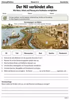 Vorschau - Arbeitsblätter - Hochkultur am Nil Lernmalbuch Klasse 5–6 - Deckblatt