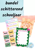 Voorbeeld - Startpakket - schitterend schooljaar - Voorblad