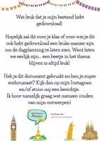 Voorbeeld - Dagritmekaarten thema Europa - Pagina 1