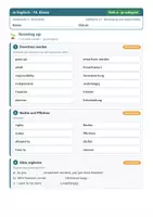 Vorschau - Arbeitsblätter - Englisch 10 Realschule - Wortschatz - Seite 1
