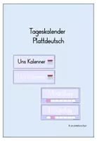 Vorschau - Bildkarten - Tageskalender Visualisierung Plattdeutsch - Deckblatt