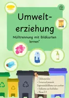 Vorschau - Stundenentwürfe - Komplettpaket: Müll & Mülltrennung – 10-Stunden-Einheit mit allen Materialien (Klasse 3/4) - Deckblatt