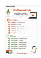 Vorschau - Stundenentwürfe - Präsentationen gestalten – Arbeitsblätter mit Lösungen - Seite 2