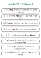 Voorbeeld - Loopdictee verzamelbundel groep 4 - Voorblad