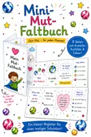 Vorschau - Mal- und Bastelvorlagen - Mut Faltbuch – Einschulung | Erster Schultag | Mutmacher | Geschenkidee | Klasse 1 - Deckblatt