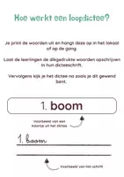 Voorbeeld - Loopdictee verzamelbundel groep 3 - Voorblad