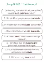 Voorbeeld - Loopdictee verzamelbundel groep 6 - Voorblad